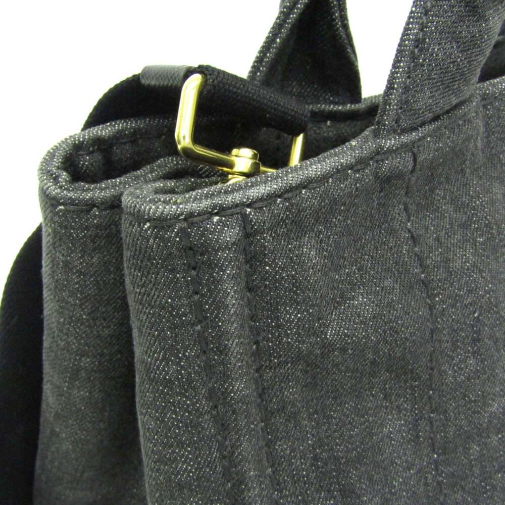 PRADA Black Canvas Shoulder Bag - Picture 9 of 16